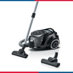 Bosch 2200W Bagless Vacuum Cleaner, Black - BGS412234