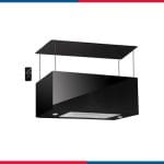 شفاط مطبخ جزيرة  بلت أن من بيورتي، قوة شفط 1000 متر مكعب، لون أسود DIAMOND BLACK ISLAND | 90 cm