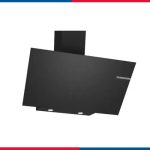 Bosch wall-mounted black glass extractor fan, 90 cm – 700 m³/h suction power – Model - DWK97PJ60T