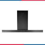 Purety Kitchen Extractor Hood - Black - 60 cm, 850 m³/h suction power, LED lighting, 3 speeds - FLATO PRO BL 60 CM