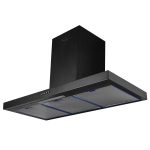 Purety Kitchen Extractor Hood - Black - 60 cm, 850 m³/h suction power, LED lighting, 3 speeds - FLATO PRO BL 60 CM - Image 3
