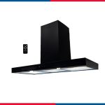 Purety Kitchen Extractor Hood - Black - 60 cm, 1000 m³/h suction power, touch and remote control, LED lighting - FLATO PRO BL PLUS