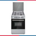 بوتاجاز إيكوماتيك غاز 4 شعلات – فرن غاز كبير 120 لتر – ستانلس ستيل – موديل – FS6104M