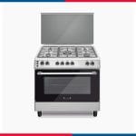بوتاجاز إيكوماتيك غاز 5 شعلات – 90 سم – شعلة ثلاثية وشواية متعددة الوظائف – موديل – FS9204M
