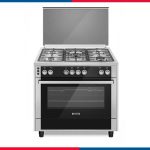 بوتاجاز غاز إيكوماتيك 90 سم غاز مع شواية مروحة غاز – 5 شعلات ساباف – مروحتان وشواية مزدوجة - موديل - FS9404PRO