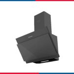 ايكوماتيك شفاط بالمدخنة 60 سم 650 م3/ساعة مائل 3 سرعات كريستال أسود H6106EBB