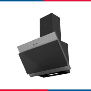 شفاط إيكوماتيك هرمي مدمج بقوة شفاط 650 م³/ساعة 60 سم - كريستال أسود H6106EBX