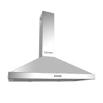 ⁦شفاط مطبخ إيكوماتيك هرمي 60 سم قوة شفط 1000 م³/ساعة – فضي ستانلس ستيل تركي - موديل - H610B⁩ - الصورة ⁦2⁩