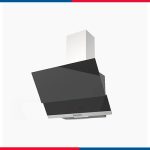 Ecomatic 60cm Angled Kitchen Hood – Black Crystal – 1000 m³/h Extraction Power – H6110MRTX
