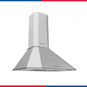 ايكوماتيك شفاط مطبخ هرمي 60 سم ـ ستانليس ستيل قوة 650 م3/ساعة - موديل -H6206RB