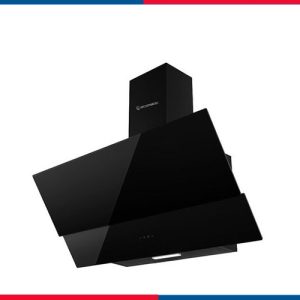 شفاط ديكوري بلت إن إيكوماتيك 60 سم كريستال أسود بالريموت – قوة شفط 1000 م³/ساعة – فلتر معدني + كربون – H6310MRT