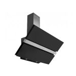 ⁦ايكوماتيك شفاط بالمدخنة 60 سم 650 م3/ساعة مائل 3 سرعات كريستال أسود H66DALB⁩ - الصورة ⁦2⁩