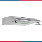 ⁦شفاط مطبخ إيكوماتيك 60 سم فلات ستانلس ستيل – 2 موتور – قوة شفط 650 م³/س – 3 سرعات – موديل - H66NCF⁩ - الصورة ⁦2⁩