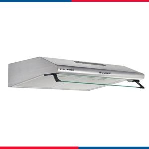 شفاط مطبخ إيكوماتيك 60 سم فلات ستانلس ستيل – 2 موتور – قوة شفط 650 م³/س – 3 سرعات – موديل - H66NCF