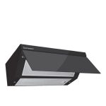 ايكوماتيك شفاط مطبخ مسطح ديكوري 90 سم ـ كريستال أسود قوة 500 م3/ساعة - موديل - H9205GLB - الصورة 2