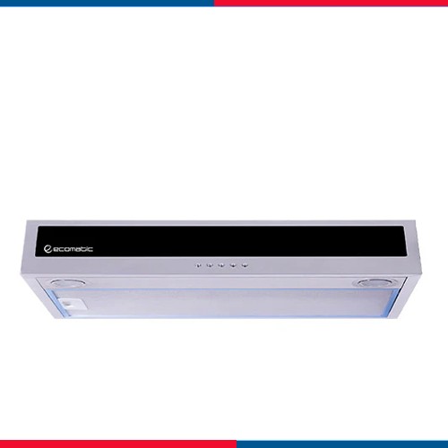 H9205OSB 1 شفاط مسطح بلت إن إيكوماتيك 90 سم ستانلس ستيل بشريطة زجاجية سوداء قوة شفط 500 م³/ساعة – H9205OSB - الصورة 1