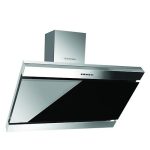 Ecomatic 90cm Decorative Kitchen Hood, Crystal Black/Stainless Steel, 1000 m³/h Power - H9210FOT - Image 2