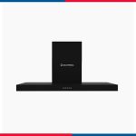 Ecomatic 90cm T-shaped decorative kitchen extractor fan, black – 750 m³/h suction power – H9307TBKB