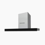 ⁦شفاط مطبخ ديكوري إيكوماتيك – 90 سم، قوة شفط 850 م³/ساعة، ستانلس ستيل × أسود - موديل - H9308TT⁩ - الصورة ⁦2⁩