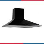 شفاط مطبخ هرمي إيكوماتيك 90 سم ستانلس ستيل – قوة شفط 650 م³/ساعة - موديل – H96BKB