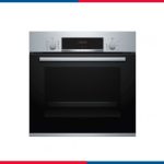 Bosch Series 4 Built-in Electric Oven, 60x60 cm, 66 Liter Capacity, Stainless Steel, Model HBJ534ES0