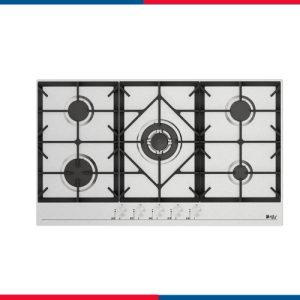 Purity 90cm Built-in Gas Hob – 5 Burners – Stainless Steel – Electronic Ignition – Model – HPT906S