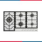 The Purity set includes a 90cm 5-burner gas hob HPT908S + a digital gas oven with a gas grill OPT901GXD+ and a pyramid-shaped extractor hood PANSY 90 X. - Image 2