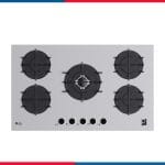 The Purity range includes a 90cm 5-burner gas hob HPT911S+, a digital gas oven with gas grill OPT901GXD+, and a PTSLIM 90 X flat extractor hood. - Image 2