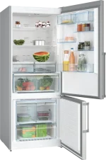 Bosch Series 6 Refrigerator – 578 Liters – Bottom Freezer – NoFrost – Brushed Steel – KGN76CI3E8 - Image 6