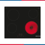 بوتاجاز مسطح كهرباء بلت ان بوش سيريس 4- PKE611BA2E, اسود, 4, 60 سم