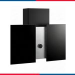 purityTurkish kitchen extractor fan, 3 speeds, LED light, 1000W suction power, PORTO PLUS BL 60CM