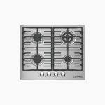 ⁦بوتاجاز بلت إن غاز إيكوماتيك 4 شعلات – 60 سم – ستانلس ستيل فضي – موديل – S603C⁩ - الصورة ⁦2⁩