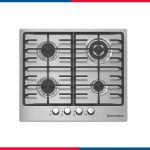 ايكوماتيك مسطح غاز 60 سم 4 شعلة حوامل زهر استانلس ستيل S603X