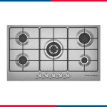 مسطح غاز إيكوماتيك بلت إن – 90 سم – 5 شعلة إيطالية – ستانلس ستيل – موديل – S903B