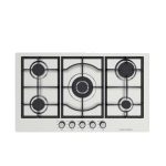 ⁦Ecomatic Built-in Gas Hob – 90 cm – 5 Stainless Steel Burners – Automatic Ignition – Model – S973C⁩ - الصورة ⁦2⁩