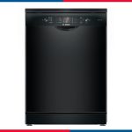 غسالة أطباق بوش سيريس 4 قائمة بذاتها 60 سم - 14 فرد - لون أسود ملكي - SMS46NB20V