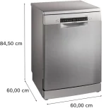 Bosch Series 4 Freestanding Dishwasher 60cm - 13 Place Settings - Stainless Steel - Home Connect - Model SMS4EMI60V - Image 4