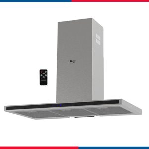 شفاط مطبخ بلت إن بيورتي – شكل T، 90 سم، قوة شفط 1000 م³/ساعة، تحكم لمس مع ريموت - TS Pro Plus