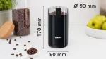 Bosch Coffee Grinder in Black – Double Stainless Steel Blades, Pulse Function, Fine Grinding – Model – TSM6A013B - Image 11
