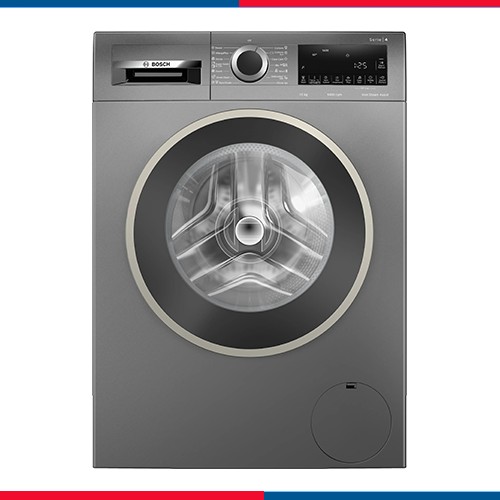 غسالة فول اتوماتيك بوش ، Series 4 , سعة 10 كجم ، رمادي - WGA254ZREG