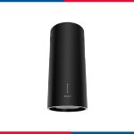 شفاط مطبخ جزيرة اسطواني استانلس اسود 38 سم تربولاين -island eco 38