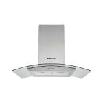 شفاط تربو لاين هرمي، 90 سم، ستانلس ستيل / زجاجي - Island Pro Max - الصورة 3