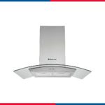 شفاط تربو لاين هرمي، 90 سم، ستانلس ستيل / زجاجي - Island Pro Max