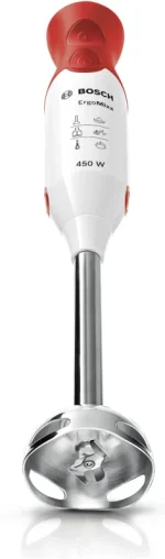 Bosch ArgoMix Hand Blender – 450 Watts – White/Red – Model - MSM64110 - Image 7