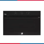 A Purety set consisting of a 90cm 6-burner gas hob HPT916G+, a digital gas oven with gas grill OPT903GG+, and a GOLDEN Softo decorative extractor hood. - Image 3