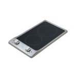 ⁦Kitchen Line Built-in Hob, 2 Burners, Electric Ceramic Cooktop - 30 cm - Model - V2004⁩ - الصورة ⁦3⁩