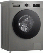 ⁦LG غسالة تحميل امامي 9 كجم، 1400 دورة في الدقيقة، فضي بلاتيني، موديل F4Y2VYGYP واي فاي⁩ - الصورة ⁦2⁩