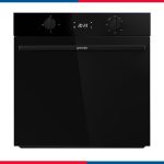 فرن بلت إن غاز جورينيا مروحة تبريد ديناميكية - 55 لتر 60 سم – أسود – BOG6321DBG – سعة واسعة وشاشة LED