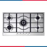 Elba Gas Hob, 90cm, Made of Stainless Steel, 5 Burners, Front Controls, Full Safety, Self Ignition - ELIO95-545L