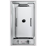 Electric fryer, 30 cm, made of stainless steel, front control, temperature control, oil tray, pull-out basket - EN30-610XD - Image 2